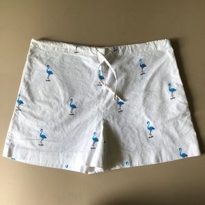 VINTAGE DRAWSTRING COTTON SHORTS BLUE FLAM…
